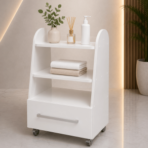 Mezo PLUS table with a large drawer