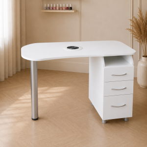 Manicure desk with dust extractor