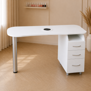 Manicure desk - wide with dust extractor