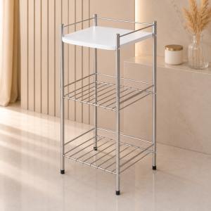 Opal Table - 1 shelf / 2 "grill" shelves