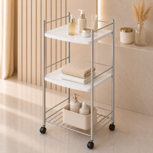 Opal Table - 2 shelves / 1 "grill" shelf