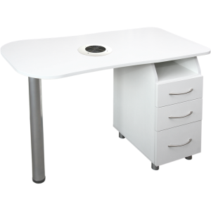 Manicure desk - wide with dust extractor