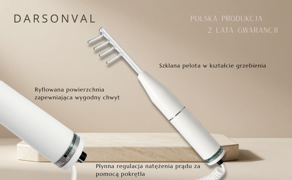 Darsonval z grzebieniem